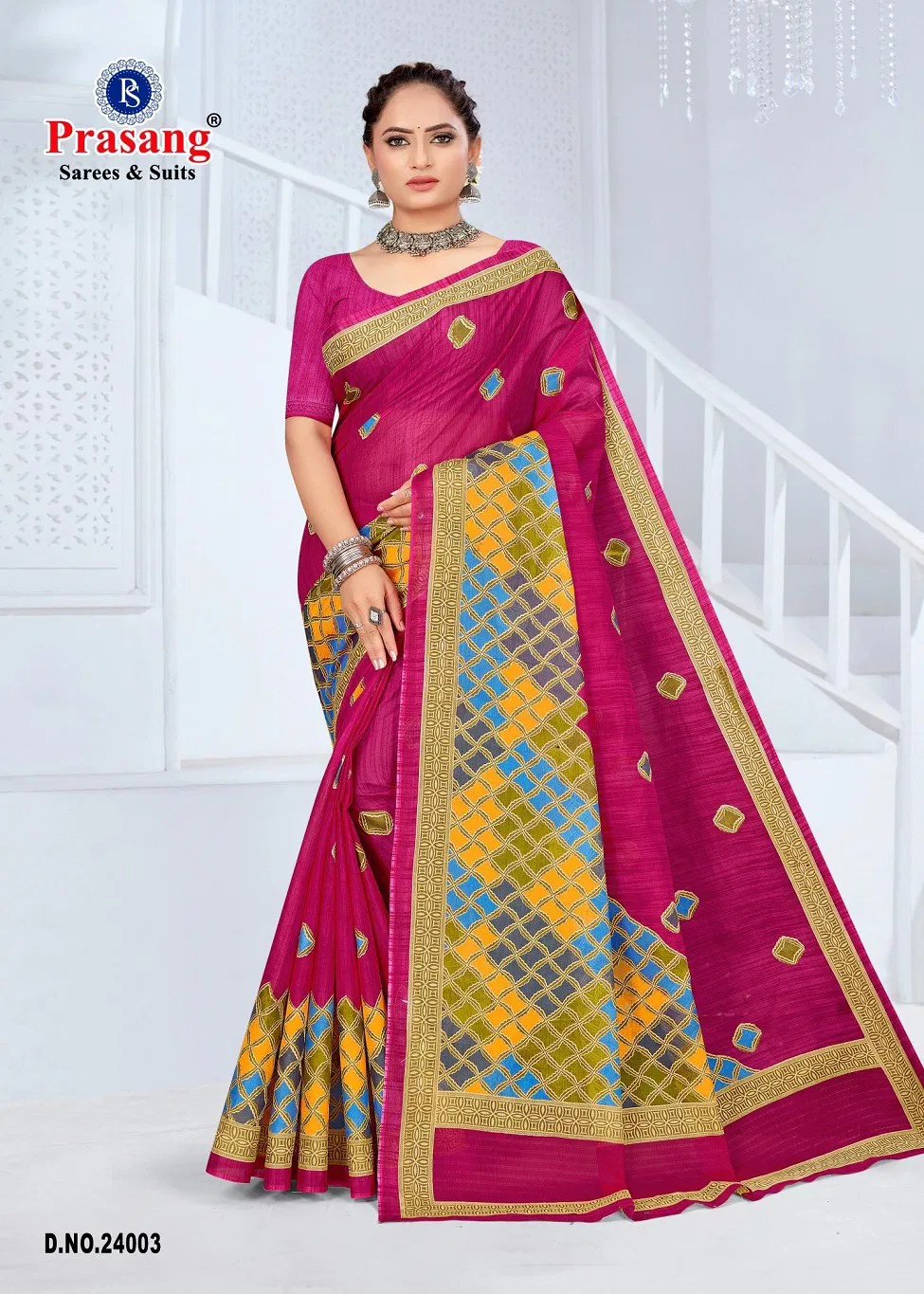 Prasang Suncity Vol 24 Cotton Printed Daily Wear Sarees Wholesale Online